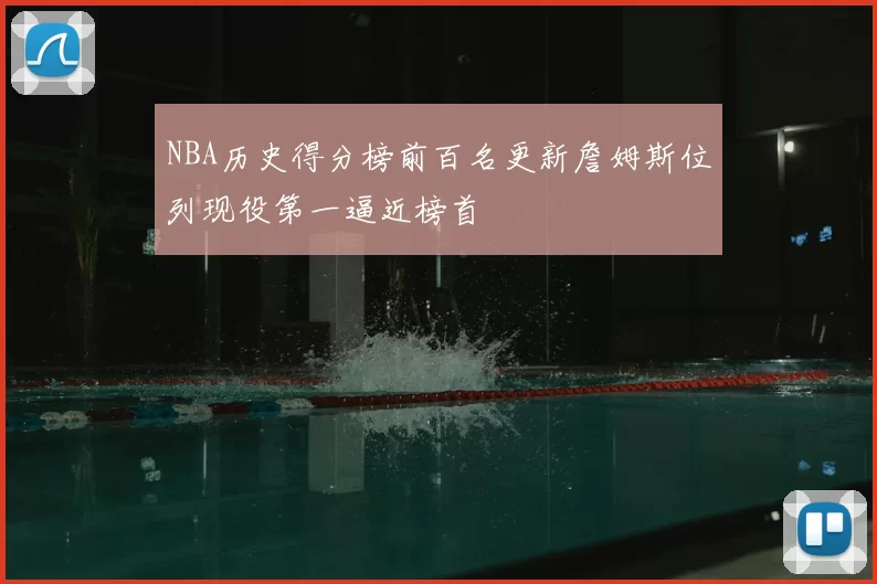 NBA历史得分榜前百名更新詹姆斯位列现役第一逼近榜首